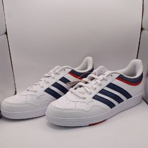 NEW Adidas Hoops 4.0 White/Blue/Red Basketball Shoes Size Men 9.5 Women 10.5 US